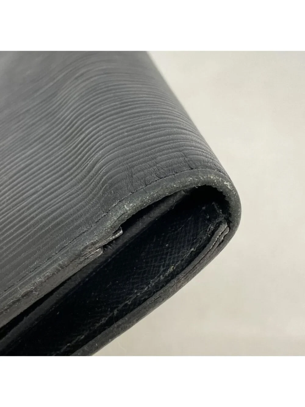 Louis Vuitton Wallet Epi Portefeuille Brazza Noir